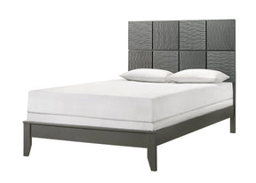 Denker Gunmetal Full Panel Bed by Crown Mark at Eve Furniture