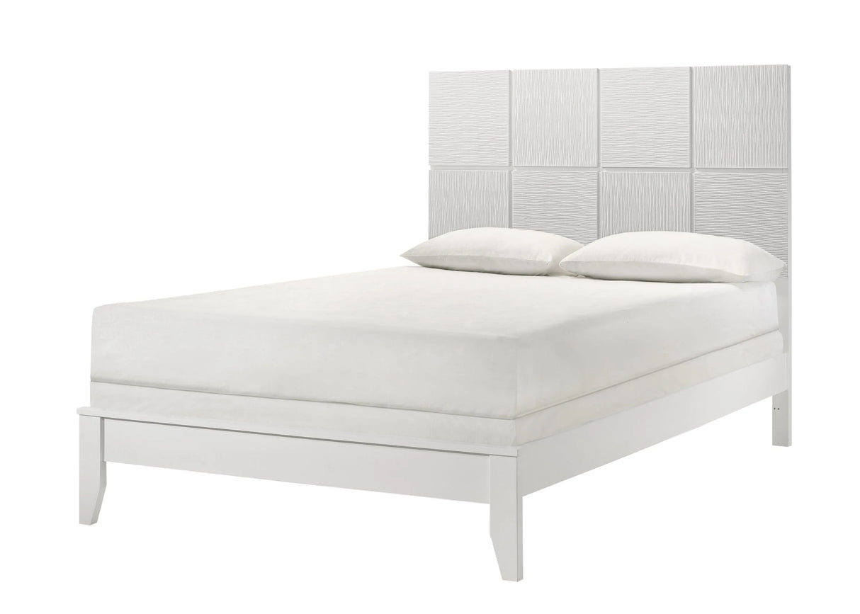 Denker White Panel Bedroom Set by Crown Mark at Eve Furniture