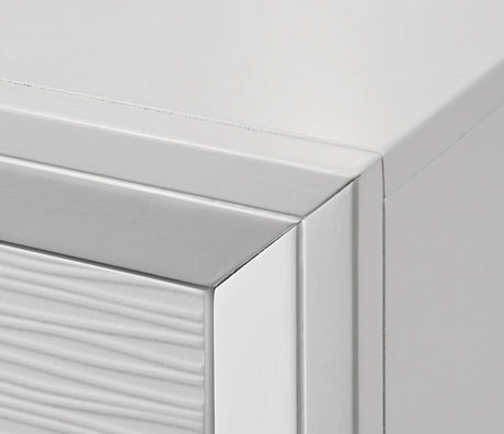 Denker White Panel Bedroom Set by Crown Mark at Eve Furniture