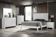 Denker White Panel Bedroom Set by Crown Mark at Eve Furniture