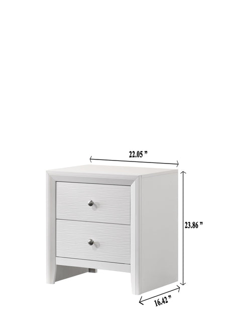 Denker White Panel Youth Bedroom Set by Crown Mark at Eve Furniture