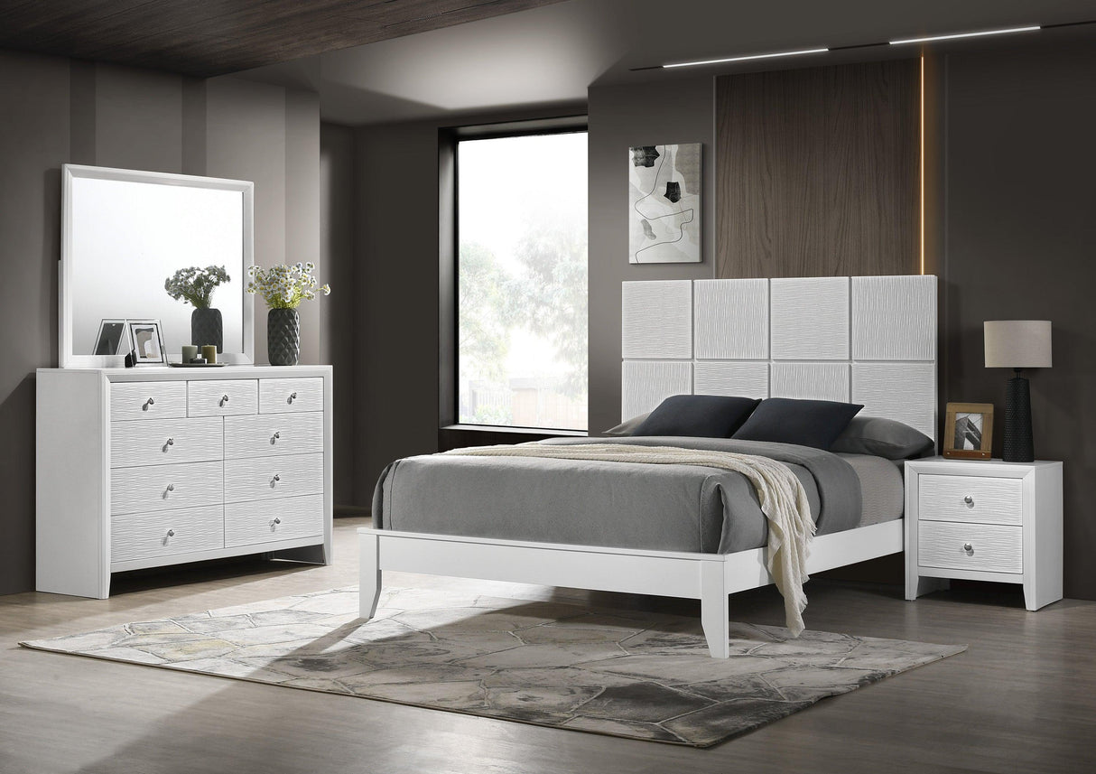 Denker White Panel Youth Bedroom Set by Crown Mark at Eve Furniture