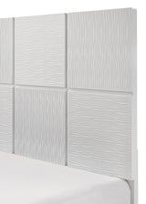 Denker White Queen Panel Bed by Crown Mark at Eve Furniture