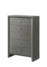 Denker Gunmetal Chest by Crown Mark at Eve Furniture