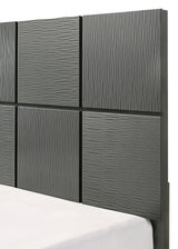 Denker Gunmetal Panel Bedroom Set by Crown Mark at Eve Furniture