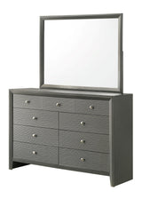 Denker Gunmetal Panel Bedroom Set by Crown Mark at Eve Furniture