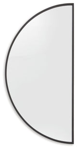 Denlow Black Accent Mirror by Ashley at Eve Furniture