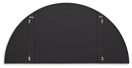 Denlow Black Accent Mirror by Ashley at Eve Furniture