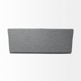 Denly II 92 Inch Slipcover Three Seater Sofa In Casterock Gray by Mercana at Eve Furniture