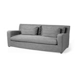 Denly II 92 Inch Slipcover Three Seater Sofa In Casterock Gray by Mercana at Eve Furniture