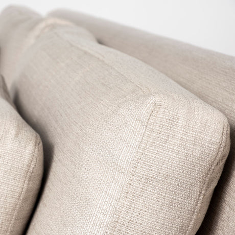 Denly II Beige Slipcover Three Seater Sofa by Mercana at Eve Furniture