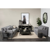 Denly II Casterock Gray Slipcover Three Seater Sofa by Mercana at Eve Furniture