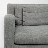 Denly II Casterock Gray Slipcover Three Seater Sofa by Mercana at Eve Furniture