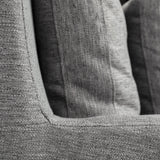 Denly II Casterock Gray Slipcover Three Seater Sofa by Mercana at Eve Furniture