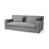 Denly II Casterock Gray Slipcover Three Seater Sofa by Mercana at Eve Furniture