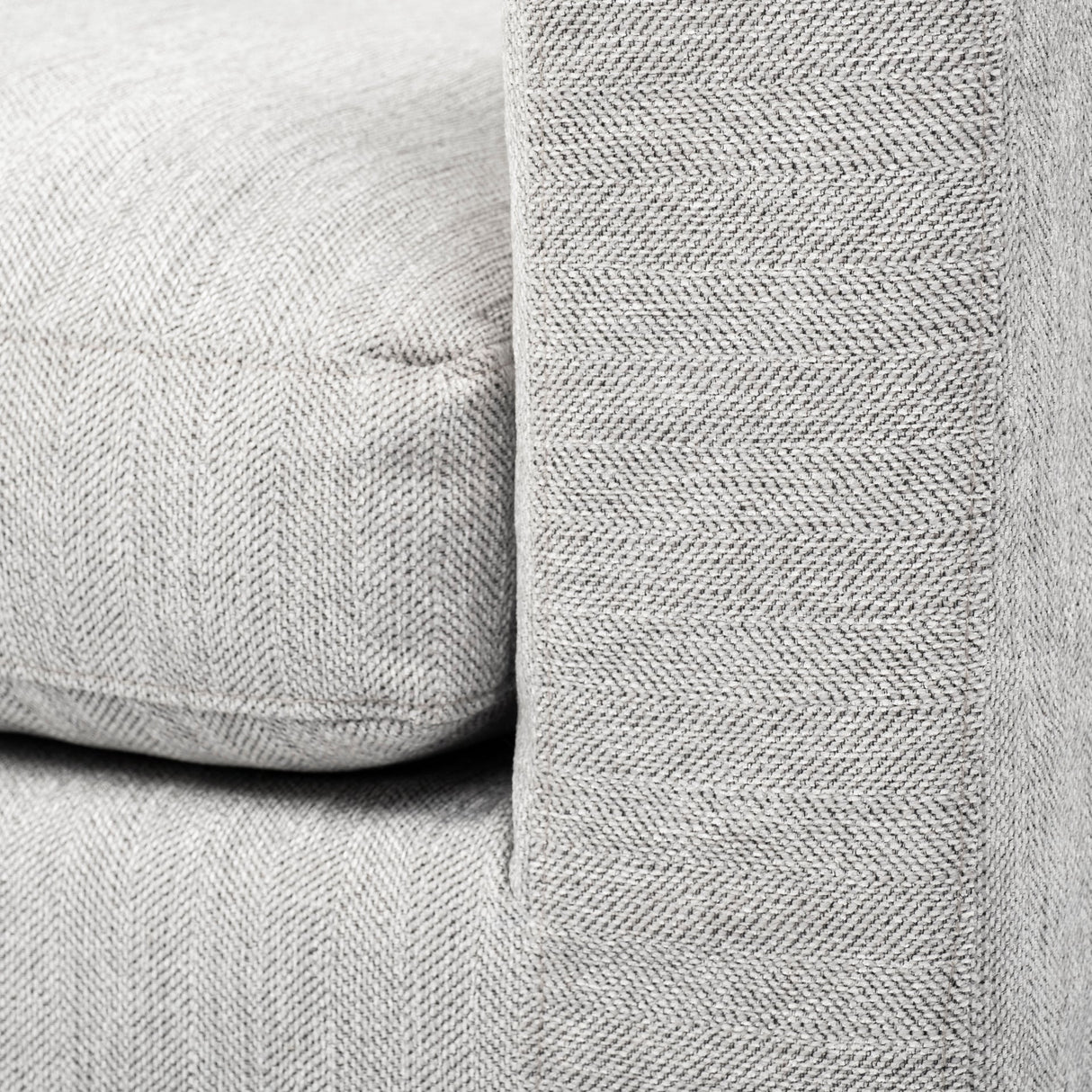 Denly II Frost Gray Slipcover Three Seater Sofa by Mercana at Eve Furniture