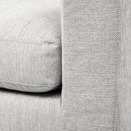 Denly II Frost Gray Slipcover Three Seater Sofa by Mercana at Eve Furniture