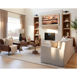 Denly II Frost Gray Slipcover Three Seater Sofa by Mercana at Eve Furniture