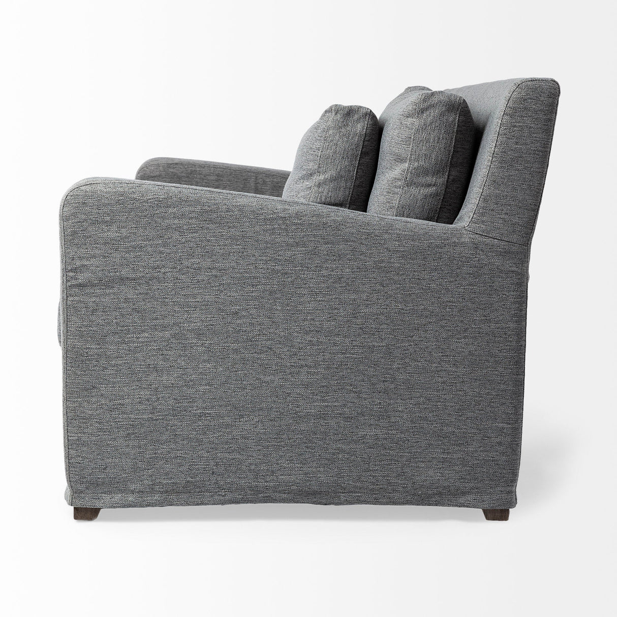 Denly III Castlerock Gray Slipcover Upholstered Arm Chair by Mercana at Eve Furniture
