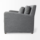 Denly III Castlerock Gray Slipcover Upholstered Arm Chair by Mercana at Eve Furniture