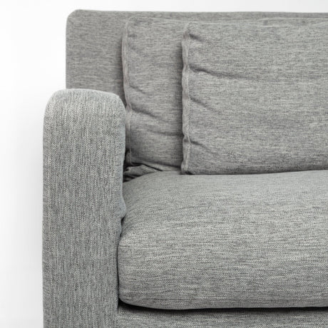 Denly III Castlerock Gray Slipcover Upholstered Arm Chair by Mercana at Eve Furniture