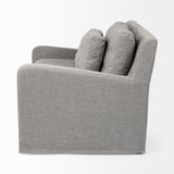 Denly III Flint Gray Slipcover Upholstered Arm Chair by Mercana at Eve Furniture