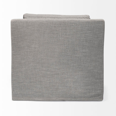 Denly III Flint Gray Slipcover Upholstered Arm Chair by Mercana at Eve Furniture