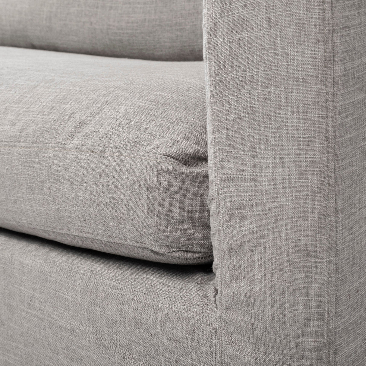 Denly III Flint Gray Slipcover Upholstered Arm Chair by Mercana at Eve Furniture