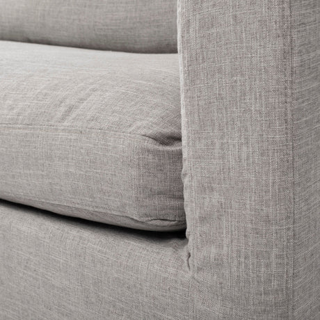Denly III Flint Gray Slipcover Upholstered Arm Chair by Mercana at Eve Furniture