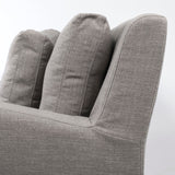 Denly III Flint Gray Slipcover Upholstered Arm Chair by Mercana at Eve Furniture
