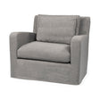 Denly III Flint Gray Slipcover Upholstered Arm Chair by Mercana at Eve Furniture