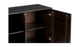 Denman 4 Door Sideboard - Dark Brown by Moe's Home at Eve Furniture