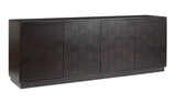 Denman 4 Door Sideboard - Dark Brown by Moe's Home at Eve Furniture
