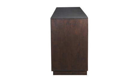 Denman 4 Door Sideboard - Dark Brown by Moe's Home at Eve Furniture