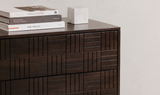 Denman 6 Drawer Dresser - Dark Brown by Moe's Home at Eve Furniture