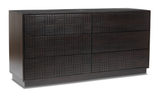 Denman 6 Drawer Dresser - Dark Brown by Moe's Home at Eve Furniture