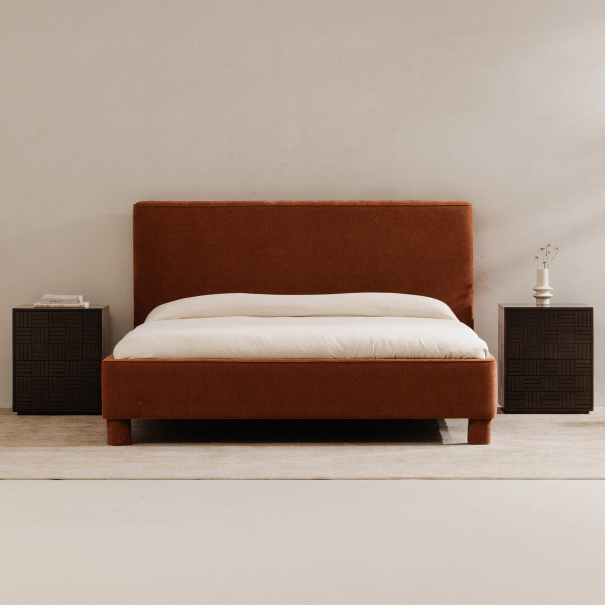 Denman Dark Brown Nightstand by MOES at Eve Furniture