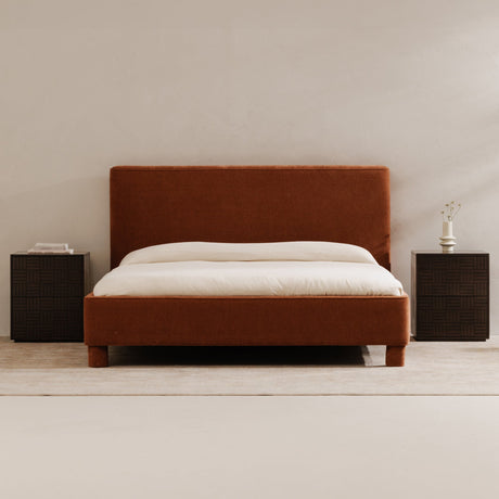 Denman Dark Brown Nightstand by MOES at Eve Furniture