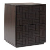 Denman Dark Brown Nightstand by MOES at Eve Furniture