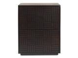Denman Dark Brown Nightstand by MOES at Eve Furniture