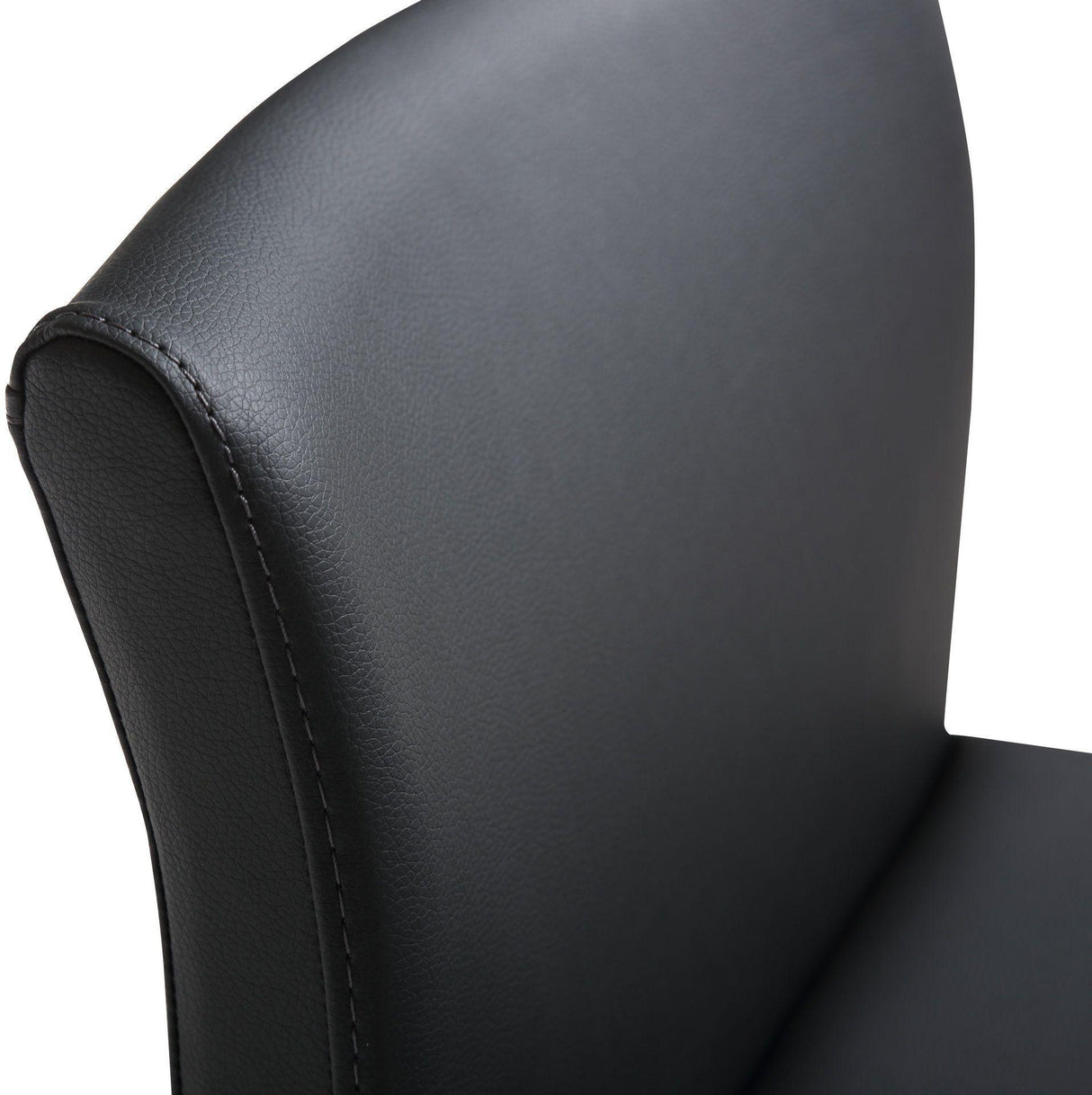 Denmark Performance Vegan Leather Stool with Gold Base - Set of 2 by TOV Furniture at Eve Furniture