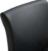 Denmark Performance Vegan Leather Stool with Gold Base - Set of 2 by TOV Furniture at Eve Furniture