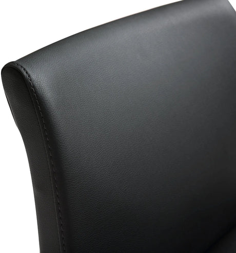 Denmark Performance Vegan Leather Stool with Gold Base - Set of 2 by TOV Furniture at Eve Furniture