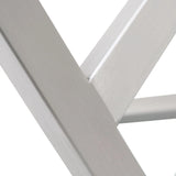 Denmark Performance Vegan Leather Stool with Silver Base - Set of 2 by TOV Furniture at Eve Furniture