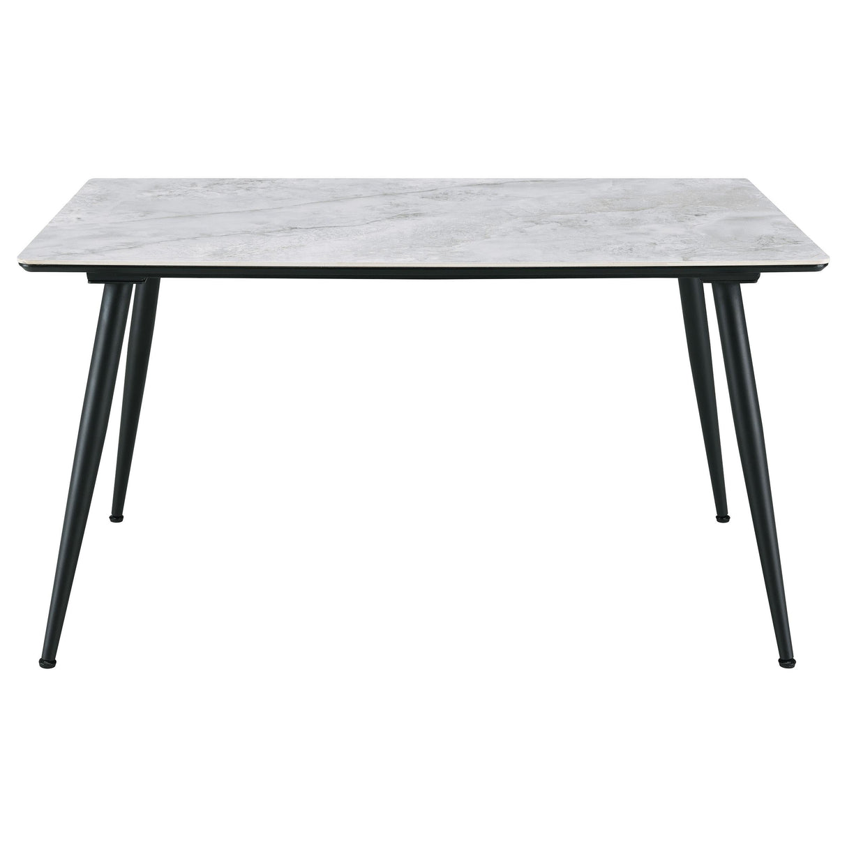 Dennison Rectangular Dining Table with Ceramic Top Grey