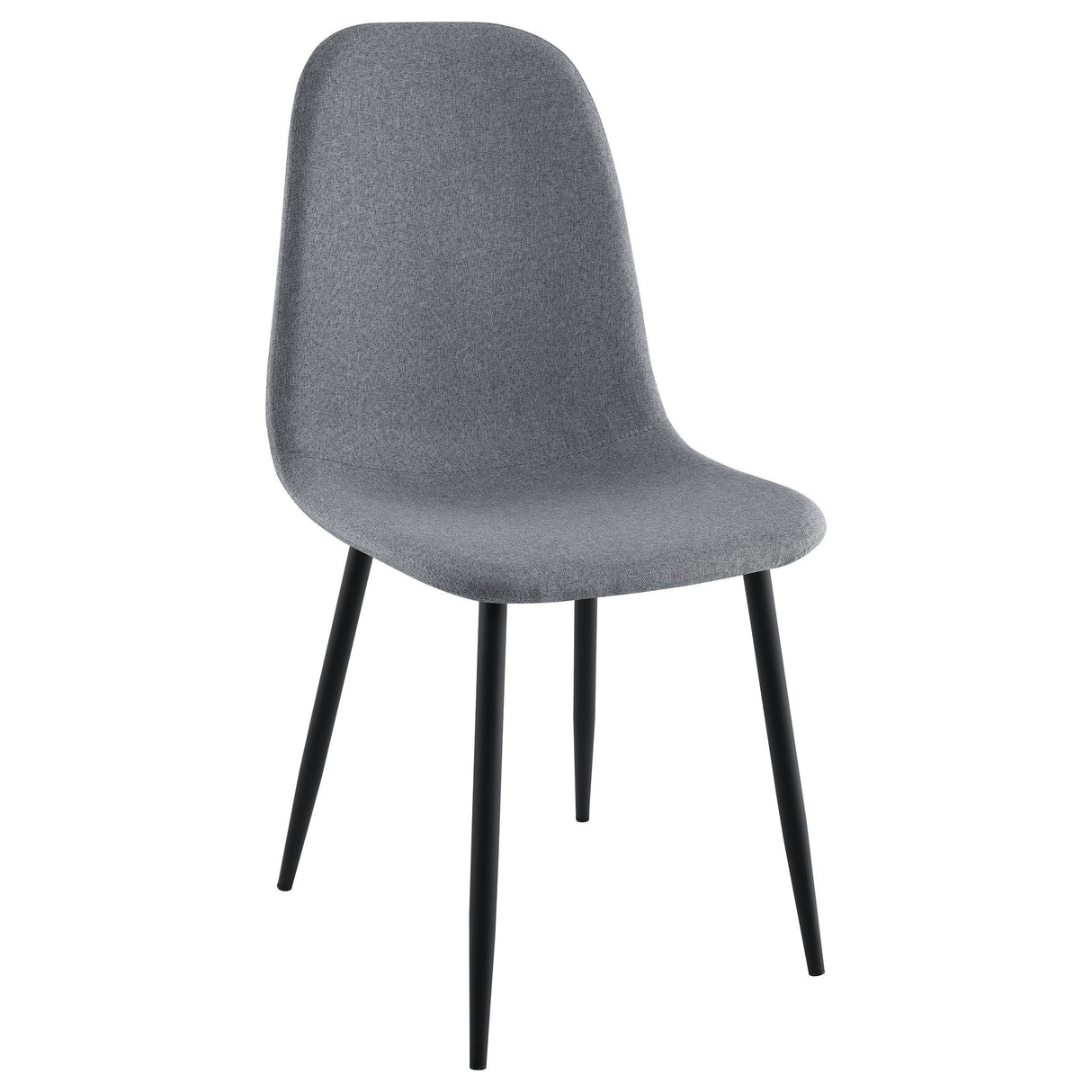 Dennison Upholstered Dining Side Chair Grey (Set of 4) by Coaster at Eve Furniture