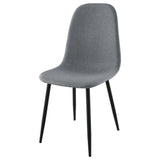 Dennison Upholstered Dining Side Chair Grey (Set of 4) by Coaster at Eve Furniture