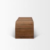 Denton Medium Brown Relcaimed Wood Bench by Mercana at Eve Furniture