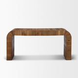 Denton Medium Brown Relcaimed Wood Console Table by Mercana at Eve Furniture