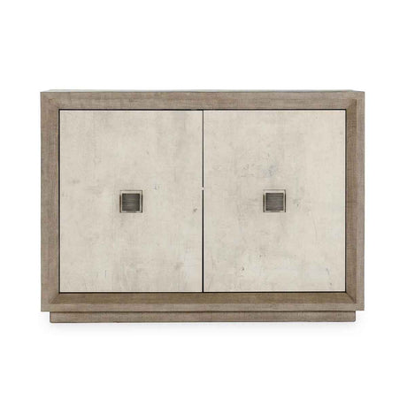 Denver 2 Door Cabinet Distressed - Gray/Antique White by Classic Home at Eve Furniture